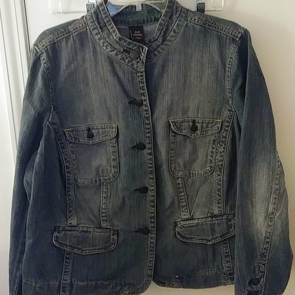 Lane Bryant Venezia Blue Denim Jacket